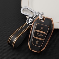 Soft TPU Car Remote Key Case Cover Shell Fob Holder Keychain Protector For Peugeot 2008 3008 4008 5008 308 408 508 Citroen C1 C2 C4 C6 C3-XR Picasso Grand DS3 DS5