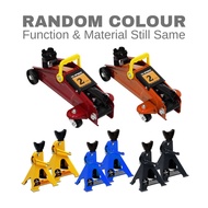 COMBO 2 Ton Hydraulic Floor Jack + 3 Ton Heavy Duty Jack Stand