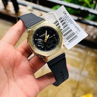 Casio G-Shock G-Steel Gold Metal Black Resin Strap Men's Watch GM-2100G-1A9