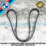 FAN BELT FANBELT ALTERNATOR BMW E39 E46 E60 E65 E90 M54 6PK1538 6PK 1538