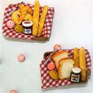 .L【Hot】1pc Dollhouse Food Bread Cooking Board For 1/12 Doll House Or Doll Accessories Miniature Wood Kitchen Children Play House Toy