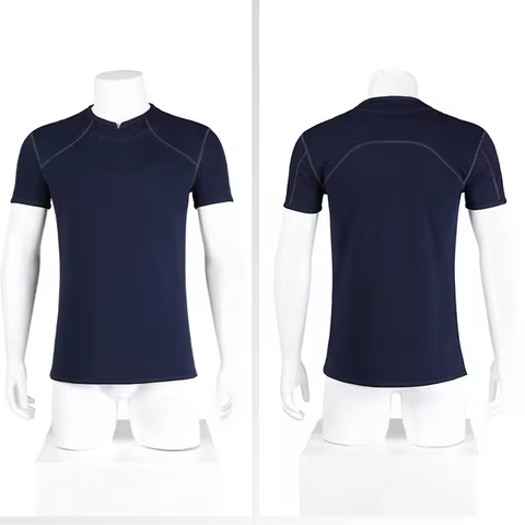 Male Leon Scott Kennedy Cosplay T-shirt Costume Game Resident 9 Biohazard Clothes Outfits Halloween 