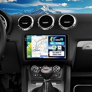 SIXWIN 4+128G Android 15 Car Radio for Audi TT 2006-2014 with Carplay/Android Car/Mirrorlink, 9 Inch