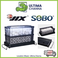 SOBO / JIX Aquarium Trickle Drip Filter Box stackable for 1ft/ 2ft/ 3ft/ 4ft fish tank maximum filter media filtration