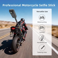 Motorcycle Selfie Stick, 1.1M Aluminum Alloy Action Camera Pole for DJI Osmo Insta360 GoPro, Foldabl