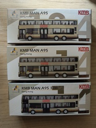 Tiny 微影 全新4部一套 九巴 184 KMB14 德國猛獅 KMB MAN A95 12m 1:110 巴士模型 7-11版本目測QC大致上大部份ok