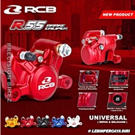 RCB R-55 SERIES  R55 UNIVERSAL BRAKE CALIPER 2 POT 100% ORIGINAL R55 R 55 ( USE P34 BRACKET )