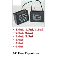 1.5uf ,2.0uf,2.5uf ,3uf,3.5uf,4uf,5uf,6uf,8uf,12uf 440v AC Fan/Motor capacitor