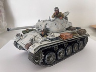 King and country 二戰美軍 1/30 US M24 Tank  金屬  坦克模型