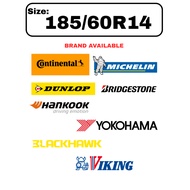 185/60R14 Continental CC7 Hankook K435 Blackhawk HH11 Yokohama ES32 Bridgestone EP150 Viking CT6 Dun
