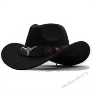 Black Western Western Cowboy Hat Dành Cho Nam Giới-quýông Jazz Sybrero Cap ขนาด JS-032-th