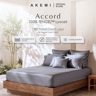 AKEMI TENCEL™ Lyocell Accord Fitted Sheet Set 1300TC - Rimmo (Super Single/ Queen/ King/ Super King)
