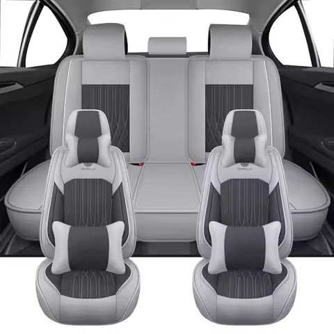 Universal Flax Full Set Car Seat Covers For Bmw E46 E90 E91 F10 F11 G20 X3 F25 E83 X1 I3 IX3 Luxury 
