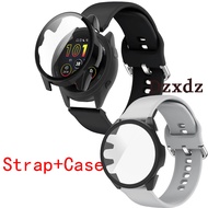 Cover+Silicone Band For Garmin Forerunner 265 Music Strap Soft Sport Wristband For Garmin Forerunner