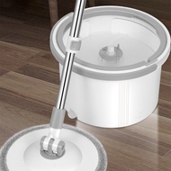 【BBI】-Magic Cleaning System360 Mop & Bucket Floor Mopping System Included Handle with 4 Microfiber M