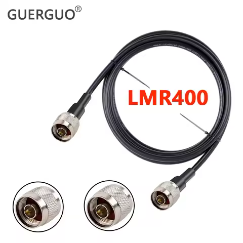 N Male to N Male Female Connector RF Coaxial LMR400 Cable Cord 50 Ohm 50-7 Extension Jumper Pigtail 