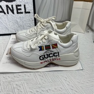 99新Gucci古馳 Rhyton World wide 輕便舒適低幫老爹鞋 36碼