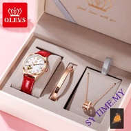 OLEVS 6636 Set Gift Mechanical Women's Watch Waterproof  Women's Watch