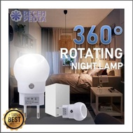 Termurah Lampu tidur sensor cahaya 360 LED putar #putih#otomatis#philips#3W#4W
