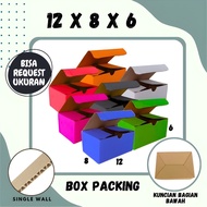 Packing Box 12x8x6 A0 Cardboard Nail Cardboard Packaging Box Olshop Spare Parts Souvenir Box