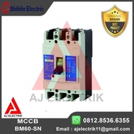 Mccb Shihlin Electric Bm60-Sn/ 3X60A/ 3P 60A/