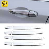 CarManGo Car Accessories Door Handle Bezel Chrome Trim Frame Cover Sticker Exterior Decoration Molding for BMW X1 F48 2016-2020