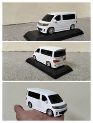 miniatur diecast Luxio putih