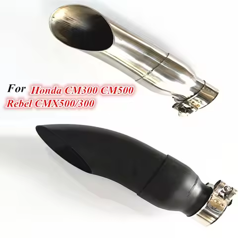 For Honda Rebel CMX 300 500 1100 CMX300 CMX500 CMX1100 2017-2022 Motorcycle Shorty Exhaust Muffler P