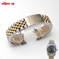 Suitable for Rolex Watch Strap Log Type Steel Band Men Women Bracelet Oyster Style Permanent 68273 Classic Series 19 20