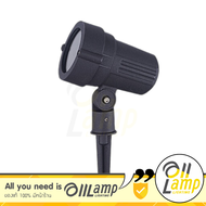 โคมไฟสนาม ปักดิน BEC รุ่น LUNAR-1510038-BK สีดำ ขั้ว E27 (ไม่รวมหลอด) ใช้กับหลอด PAR20 PAR16