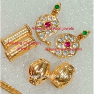 Gold Plated Thali items not 916