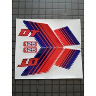yamaha dt 125 sticker decal