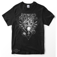 AVENGED SEVENFOLD Triangle Premium band t-shirt metal A7X AV7X Overisze Vintage Cotton CrewNeck