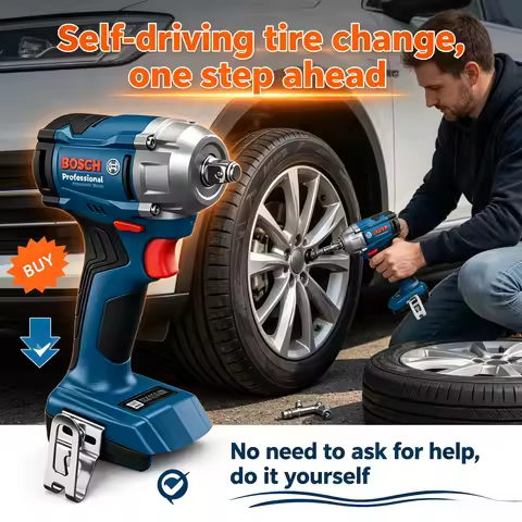 Bosch GDS 18V-350 Handheld Impact Wrench Reliable Performance for Daily Heavy-duty Bolt Tightening &