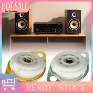 <CarFashion> Seven-pin Tube Socket 2pcs Ceramic Tube Socket Gzc7-f 7-pin Vacuum Tube Holder Golden P