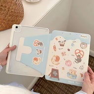 Cute Animal iPad Air 4/5/6/7 Protective Case 8th Generation Rotating Acrylic 9th Generation Apple iP