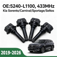 HZY 1/4pcs 52940-L1100 Tyre Pressure Sensor For Kia Carnival Optima K5 Seltos Sorento Sportage 433MH