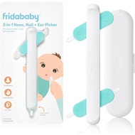 Frida Baby 3-in-1 Nose, Nail + Ear Picker | Baby Ear Cleaner + Baby Nose Cleaner and Nail Tool for B