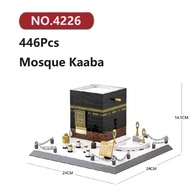 Mosque Kaabah & Nabawi Building & Dome of Rock Blocks Architecture