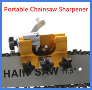 Portable Chainsaw Sharpener Universal Hand Operated Chains Sharpener Hand Crank Saw Sharpening Manua