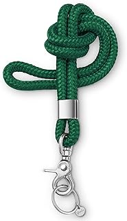 [Test Very Good, Note 1.1] Key Ring with Lanyard for Key Rings with Carabiner as Card Holder, German