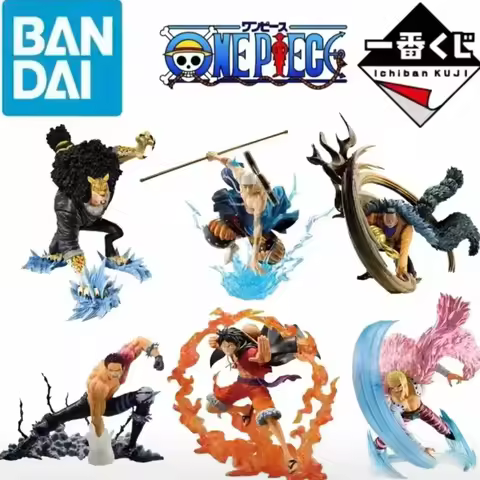 Bandai Original One Piece Ichiban Kuji Duel Memory Luffy Katakuri Doflamingo Rob Lucci Enel Sir Croc