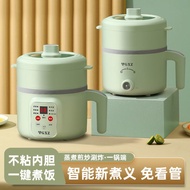 ST/🌊Dormitory Small Electric Cooker Multi-Functional Electric Cooker Household Small Electric Cooker Mini Integrated Ele