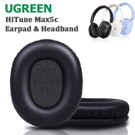 1 Pair Ear Pads for Ugreen HiTune Max5c Headphone Replacement Ear Caps Cushion Earmuffs Headband