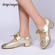 ETXadult professional dance shoes women ballroom latin dance shoes high heeled ladies shoes square heel buty damskie