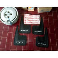 Universal Mud Guard Wheel Mud Guard for Honda Civic All Years, 4 pieces