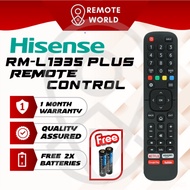 Hisense TV Remote RM-L1335 PLUS | Alat Kawalan Jauh Televisyen L1335V Netflix Youtube Amazon Google 