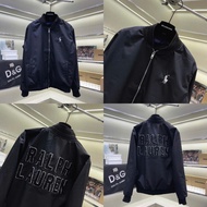 PB men's and women's wind bomberJacket embroidered with warrior horse logo on the chest and mixed wi