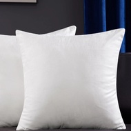 Sofa Pillow White Square Pillow Cushion Insert with Premium Hollow Fill 40cmx40cm 400g