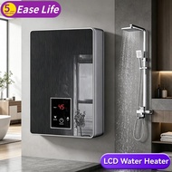 220V Electric Instant Water Heater Self-Modulating Shower 6500W Quick-heating LCD Touchscreen 熱水器